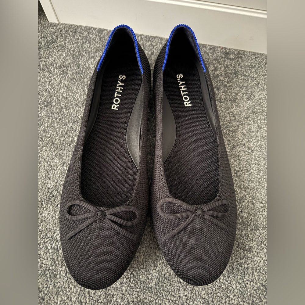 Rothy's Women's Black Ballet Flats